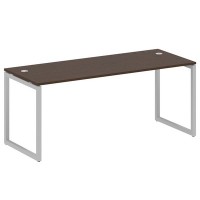 Metal System Quattro 4x4 40БО.СП-5 (Венге цаво/Серый) Стол письменный на О-образном м/к