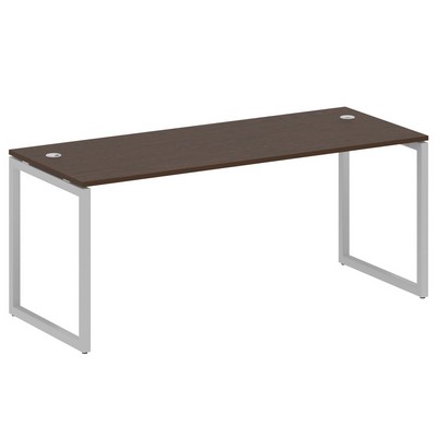 Metal System Quattro 4x4 40БО.СП-5 (Венге цаво/Серый) Стол письменный на О-образном м/к