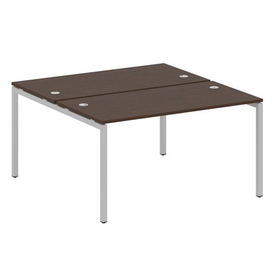 Metal System Quattro 4x4 40БП.РАС-СП-2.3 (Венге цаво/Серый) Рабочая станция на П-образном м/к