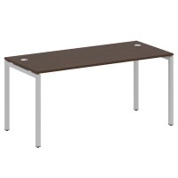 Metal System Quattro 4x4 40БП.СП-4 (Венге цаво/Серый) Стол письменный на П-образном м/к