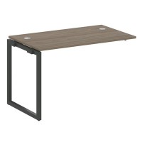 Metal System Quattro 4x4 40БО.ПРС-СП-1.2 (Вяз благородный/Антрацит) Проходной наборный элемент рабочей станции на О-образном м/к