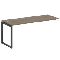 Metal System Quattro 4x4 40БО.ПРС-СП-1.5 (Вяз благородный/Антрацит) Проходной наборный элемент рабочей станции на О-образном м/к