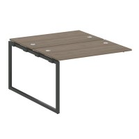 Metal System Quattro 4x4 40БО.ПРС-СП-2.2 (Вяз благородный/Антрацит) Проходной наборный элемент рабочей станции на О-образном м/к