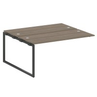 Metal System Quattro 4x4 40БО.ПРС-СП-2.4 (Вяз благородный/Антрацит) Проходной наборный элемент рабочей станции на О-образном м/к