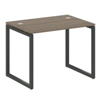 Metal System Quattro 4x4 40БО.СП-1 (Вяз благородный/Черный) Стол письменный на О-образном м/к