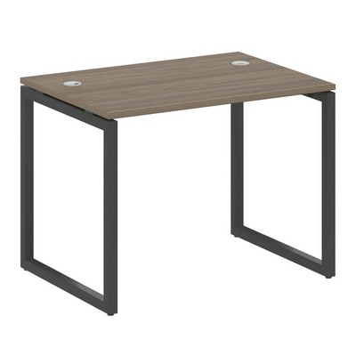 Metal System Quattro 4x4 40БО.СП-1 (Вяз благородный/Черный) Стол письменный на О-образном м/к