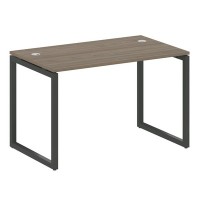 Metal System Quattro 4x4 40БО.СП-2 (Вяз благородный/Черный) Стол письменный на О-образном м/к