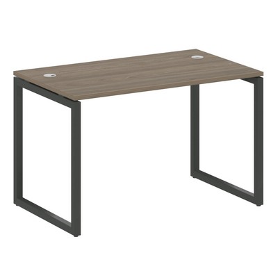 Metal System Quattro 4x4 40БО.СП-2 (Вяз благородный/Черный) Стол письменный на О-образном м/к