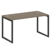 Metal System Quattro 4x4 40БО.СП-3 (Вяз благородный/Черный) Стол письменный на О-образном м/к