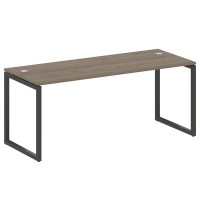 Metal System Quattro 4x4 40БО.СП-5 (Вяз благородный/Черный) Стол письменный на О-образном м/к