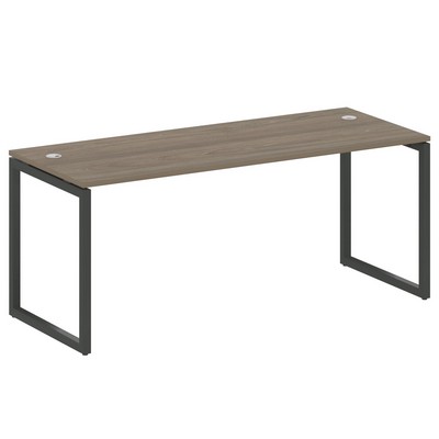 Metal System Quattro 4x4 40БО.СП-5 (Вяз благородный/Черный) Стол письменный на О-образном м/к