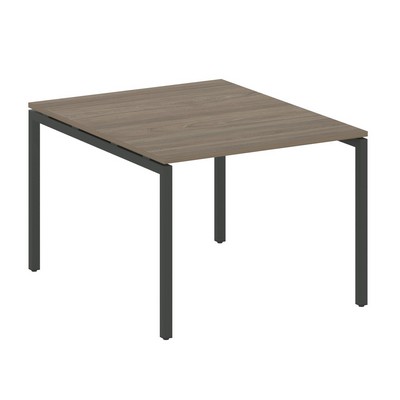 Metal System Quattro 4x4 40БП.ПРГ-1.1 (Вяз благородный/Антрацит) Переговорный стол, 1 столешница на П-образном м/к