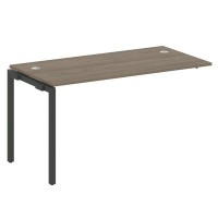 Metal System Quattro 4x4 40БП.ПРС-СП-1.3 (Вяз благородный/Антрацит) Проходной наборный элемент рабочей станции на П-образном м/к