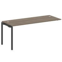 Metal System Quattro 4x4 40БП.ПРС-СП-1.5 (Вяз благородный/Антрацит) Проходной наборный элемент рабочей станции на П-образном м/к