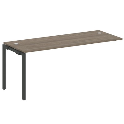 Metal System Quattro 4x4 40БП.ПРС-СП-1.5 (Вяз благородный/Антрацит) Проходной наборный элемент рабочей станции на П-образном м/к