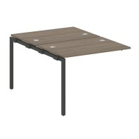 Metal System Quattro 4x4 40БП.ПРС-СП-2.1 (Вяз благородный/Антрацит) Проходной наборный элемент рабочей станции на П-образном м/к