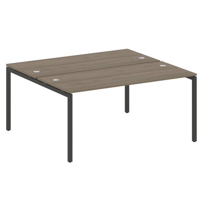 Metal System Quattro 4x4 40БП.РАС-СП-2.4 (Вяз благородный/Антрацит) Рабочая станция на П-образном м/к