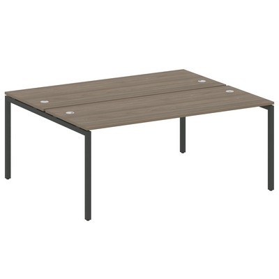 Metal System Quattro 4x4 40БП.РАС-СП-2.5 (Вяз благородный/Антрацит) Рабочая станция на П-образном м/к