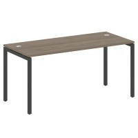 Metal System Quattro 4x4 40БП.СП-4 (Вяз благородный/Антрацит) Стол письменный на П-образном м/к