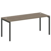 Metal System Quattro 4x4 40БП.СП-5 (Вяз благородный/Антрацит) Стол письменный на П-образном м/к
