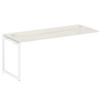 Metal System Quattro 4x4 40БО.ПРС-СП-1.5 (Вяз благородный/Белый) Проходной наборный элемент рабочей станции на О-образном м/к