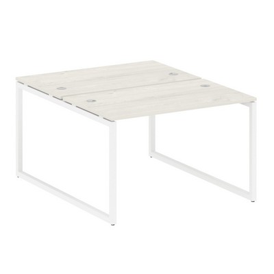 Metal System Quattro 4x4 40БО.РАС-СП-2.2 (Вяз благородный/Белый) Рабочая станция на О-образном м/к