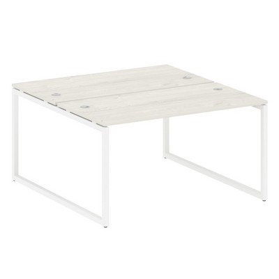 Metal System Quattro 4x4 40БО.РАС-СП-2.3 (Вяз благородный/Белый) Рабочая станция на О-образном м/к