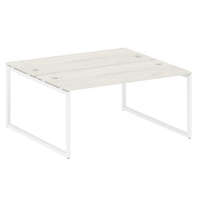 Metal System Quattro 4x4 40БО.РАС-СП-2.4 (Вяз благородный/Белый) Рабочая станция на О-образном м/к