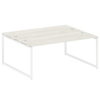 Metal System Quattro 4x4 40БО.РАС-СП-2.5 (Вяз благородный/Белый) Рабочая станция на О-образном м/к