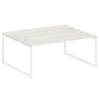 Metal System Quattro 4x4 40БО.РАС-СП-2.5 (Вяз благородный/Белый) Рабочая станция на О-образном м/к