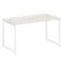 Metal System Quattro 4x4 40БО.СП-3 (Вяз благородный/Белый) Стол письменный на О-образном м/к