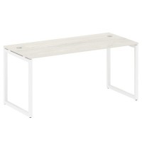 Metal System Quattro 4x4 40БО.СП-4 (Вяз благородный/Белый) Стол письменный на О-образном м/к