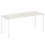Metal System Quattro 4x4 40БП.СП-5 (Вяз благородный/Белый) Стол письменный на П-образном м/к