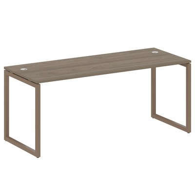 Metal System Quattro 4x4 40БО.СП-5 (Вяз благородный/Мокко) Стол письменный на О-образном м/к