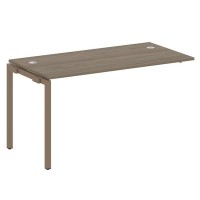 Metal System Quattro 4x4 40БП.ПРС-СП-1.3 (Вяз благородный/Мокко) Проходной наборный элемент рабочей станции на П-образном м/к