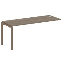 Metal System Quattro 4x4 40БП.ПРС-СП-1.5 (Вяз благородный/Мокко) Проходной наборный элемент рабочей станции на П-образном м/к