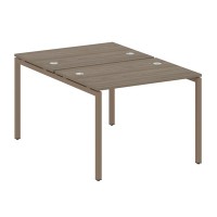 Metal System Quattro 4x4 40БП.РАС-СП-2.1 (Вяз благородный/Мокко) Рабочая станция на П-образном м/к