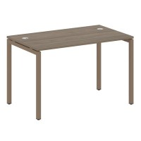 Metal System Quattro 4x4 40БП.СП-2 (Вяз благородный/Мокко) Стол письменный на П-образном м/к