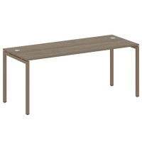 Metal System Quattro 4x4 40БП.СП-5 (Вяз благородный/Мокко) Стол письменный на П-образном м/к