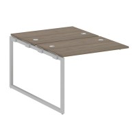 Metal System Quattro 4x4 40БО.ПРС-СП-2.1 (Вяз благородный/Серый) Проходной наборный элемент рабочей станции на О-образном м/к