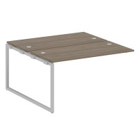 Metal System Quattro 4x4 40БО.ПРС-СП-2.3 (Вяз благородный/Серый) Проходной наборный элемент рабочей станции на О-образном м/к