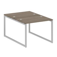 Metal System Quattro 4x4 40БО.РАС-СП-2.1 (Вяз благородный/Серый) Рабочая станция на О-образном м/к