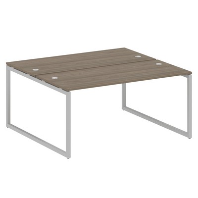 Metal System Quattro 4x4 40БО.РАС-СП-2.4 (Вяз благородный/Серый) Рабочая станция на О-образном м/к