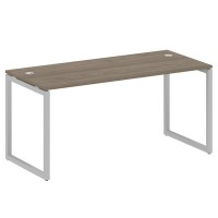 Metal System Quattro 4x4 40БО.СП-4 (Вяз благородный/Серый) Стол письменный на О-образном м/к