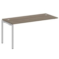 Metal System Quattro 4x4 40БП.ПРС-СП-1.4 (Вяз благородный/Серый) Проходной наборный элемент рабочей станции на П-образном м/к