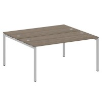 Metal System Quattro 4x4 40БП.РАС-СП-2.4 (Вяз благородный/Серый) Рабочая станция на П-образном м/к