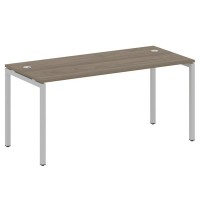 Metal System Quattro 4x4 40БП.СП-4 (Вяз благородный/Серый) Стол письменный на П-образном м/к