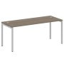 Metal System Quattro 4x4 40БП.СП-5 (Вяз благородный/Серый) Стол письменный на П-образном м/к