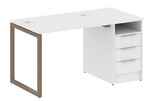 Мебель Metal System Quattro 4x4 белый/мокко металл