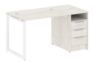 Мебель Metal System Quattro 4x4 дуб наварра/белый металл